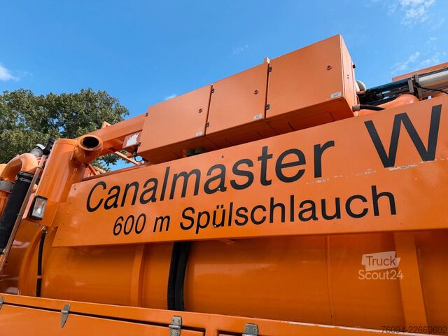 Imutyhjysäiliöauto MAN TGS 33.540 Müller Saug-Druck-Kombispüler Recycle