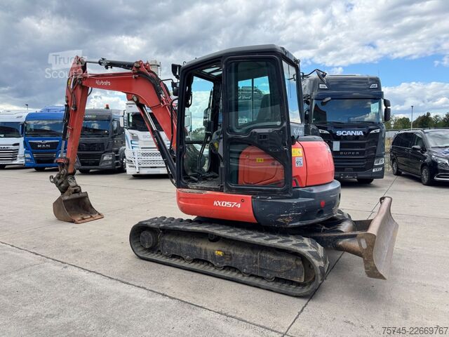 Minigrävare KUBOTA KX057-4 * SCHWENKBARE SCHNELLWECHSLER *