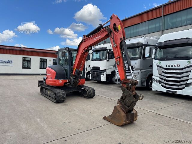 Minigrävare KUBOTA KX057-4 * SCHWENKBARE SCHNELLWECHSLER *