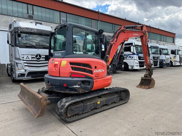 Minigrävare KUBOTA KX057-4 * SCHWENKBARE SCHNELLWECHSLER *