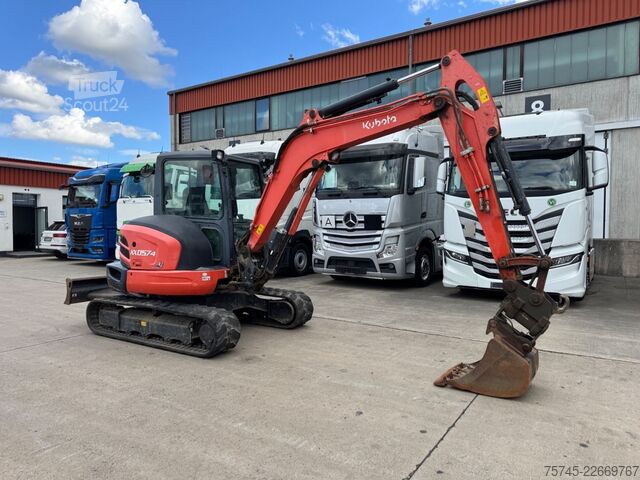 Minigrävare KUBOTA KX057-4 * SCHWENKBARE SCHNELLWECHSLER *