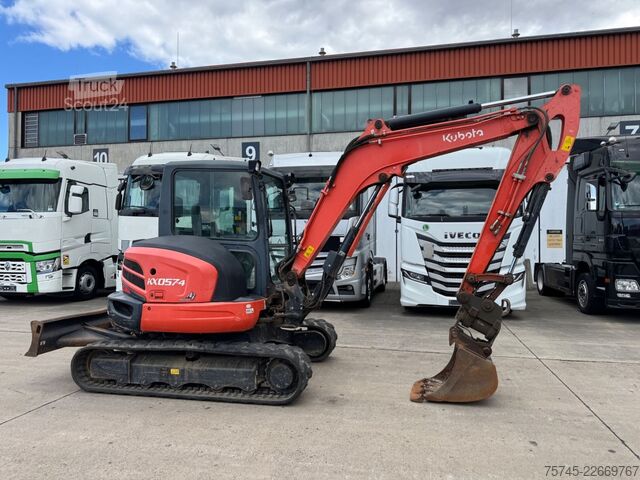 Minigrävare KUBOTA KX057-4 * SCHWENKBARE SCHNELLWECHSLER *