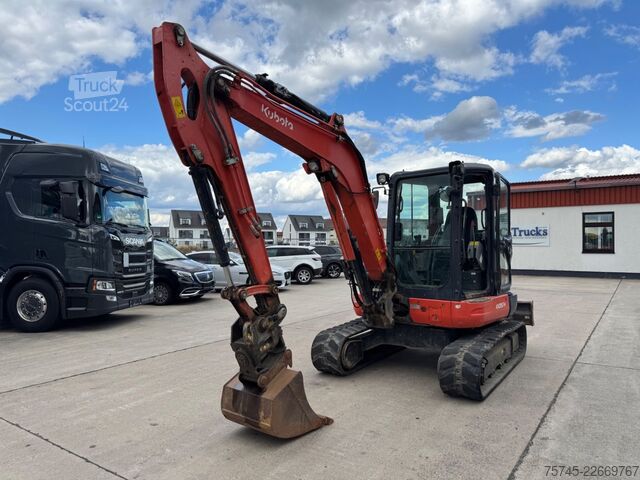 Minigrävare KUBOTA KX057-4 * SCHWENKBARE SCHNELLWECHSLER *