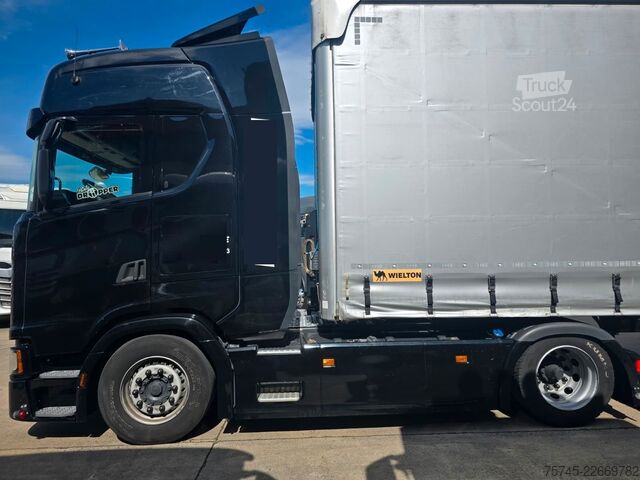 وحدة جر ذات حجم كبير SCANIA S450 * ACC * RETARDER * WIELTON NS-3 * PR.+PL. *