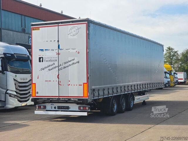 Brandalı açık yarı römork WIELTON NS-3 * PR. + PL. MEGA * SAF *PLANE UNBESCHRIFTET