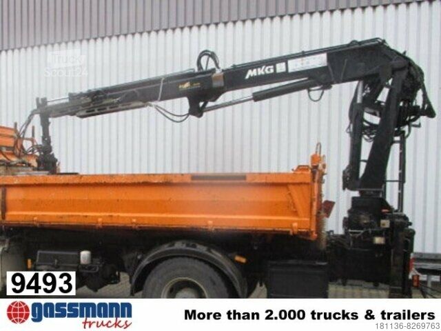 Grue montée sur camion HLK 96a2 , Greifersteuerung, faltbar,Hochsitz