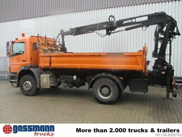 Grue montée sur camion  HLK 96a2 , Greifersteuerung, faltbar,Hochsitz