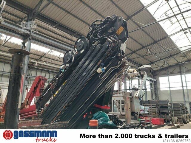 Grue montée sur camion HLK 96a2 , Greifersteuerung, faltbar,Hochsitz