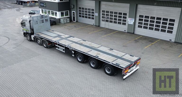 Platform yarı römork Faymonville MAX Trailer-3-Achs-Doppeltele-Plateau-zg