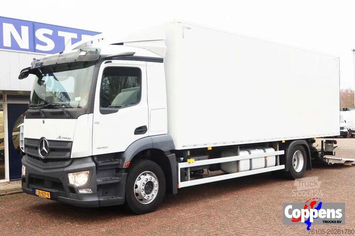 Box body Mercedes-Benz Actros 1840 L Bakwagen + Bar klep 2000 KG + Geï...