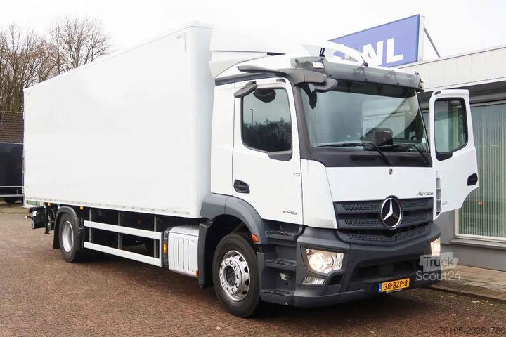 Kuffert Mercedes-Benz Actros 1840 L Bakwagen + Bar klep 2000 KG + Geï...