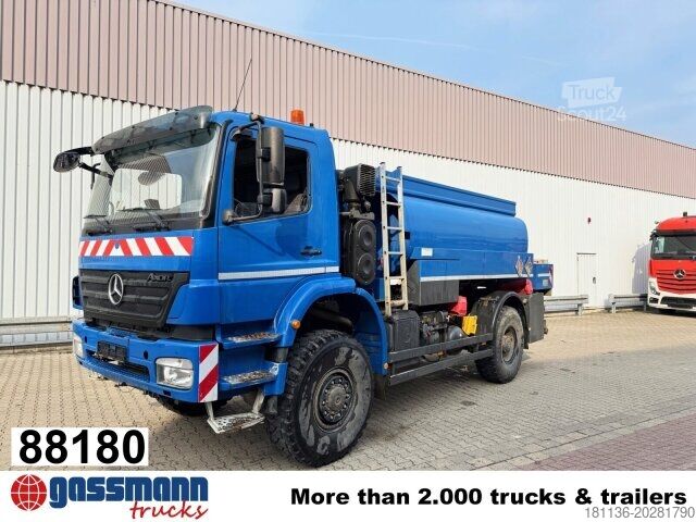 LKW mit Tankaufbau Mercedes-Benz Axor 1829 A 4x4, Willig Tank ca. 8500l, 2 Kammern