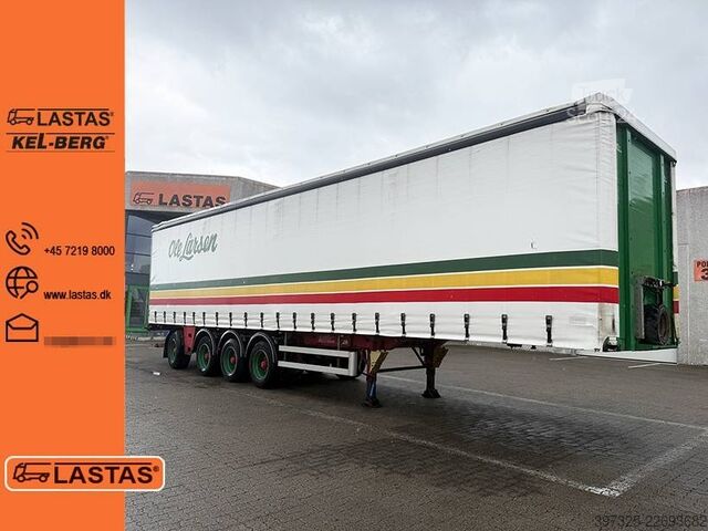 Avfallsbil MTDK 4 axle Curtainsider / 4 achse Planenauflieger