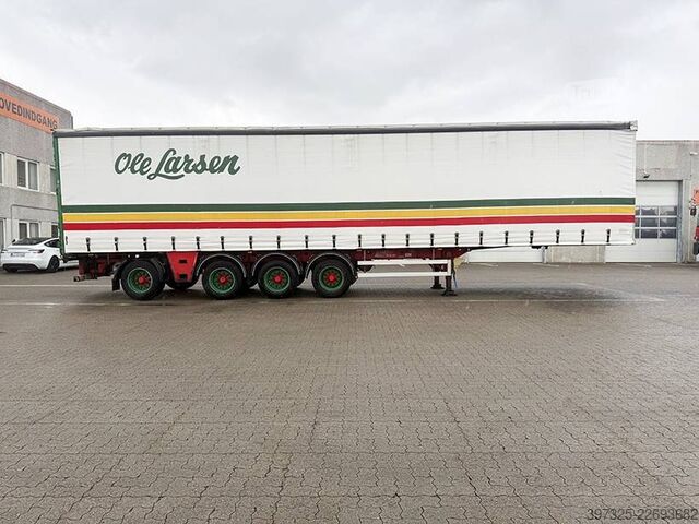 Avfallsbil MTDK 4 axle Curtainsider / 4 achse Planenauflieger