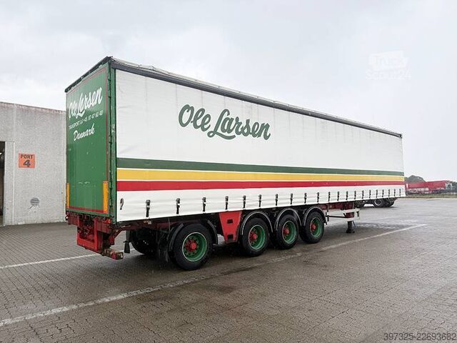 Avfallsbil MTDK 4 axle Curtainsider / 4 achse Planenauflieger