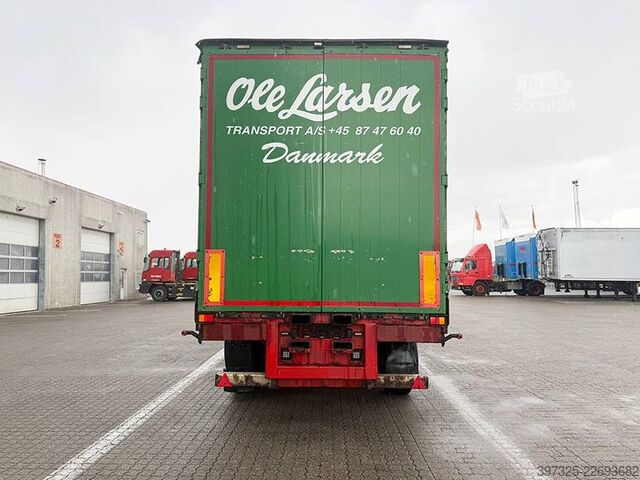 Avfallsbil MTDK 4 axle Curtainsider / 4 achse Planenauflieger