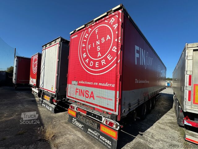Atvērta puspiekabe ar brezentu Kögel TAULINER ELEVACION MULTIPUNTO