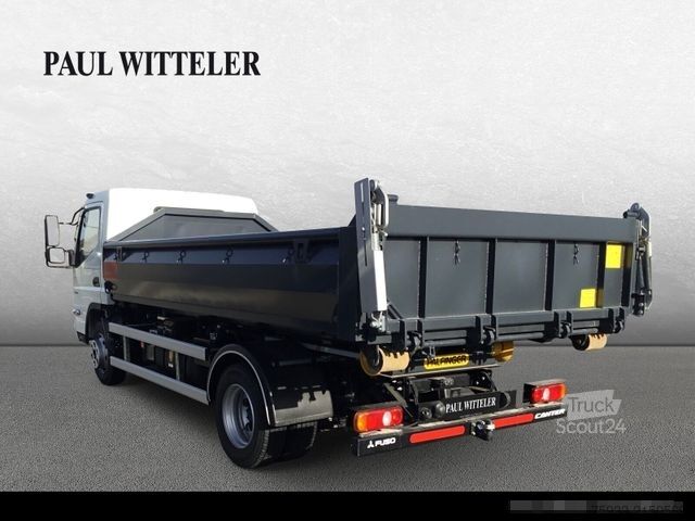 Kombi s prekucnikom FUSO Canter 7C18 Palfinger-Abrollkipper +Mulde+AHK3,5