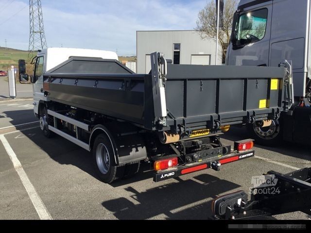 Kombi s prekucnikom FUSO Canter 7C18 Palfinger-Abrollkipper +Mulde+AHK3,5