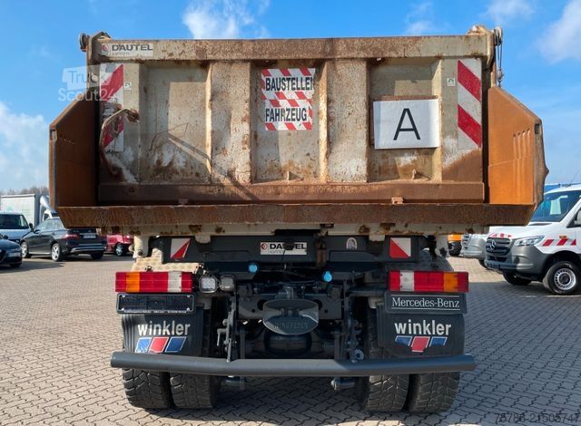 Tre-sidet tipbil MERCEDES-BENZ Actros 3246 BB/ Dautel/ Bordmatik