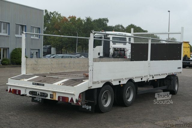 Åpen tilhenger MEUSBURGER MPJ 3, Rampen, Luft-Lift, Bordwände, Container