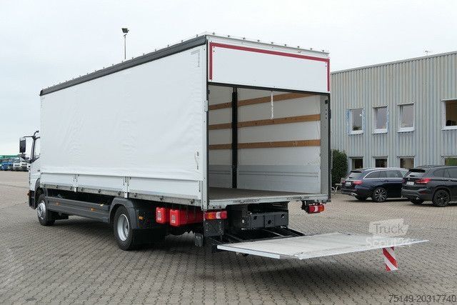 Бортовой грузовик с тентом MERCEDES-BENZ 1521 L Atego 4x2, 8.100mm lang, LBW, Junge,Klima