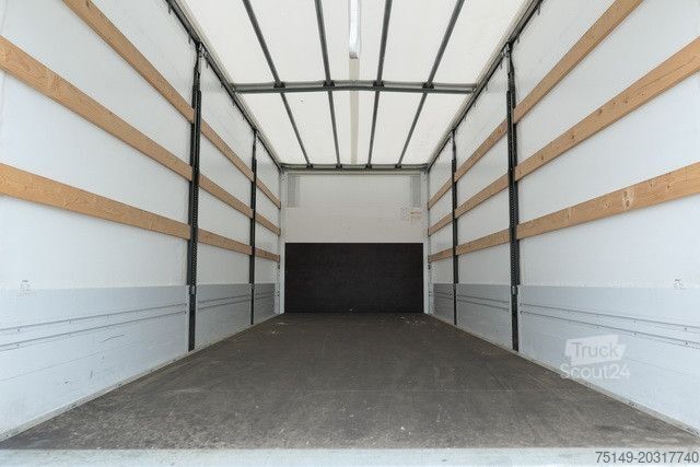 Бортовой грузовик с тентом MERCEDES-BENZ 1521 L Atego 4x2, 8.100mm lang, LBW, Junge,Klima