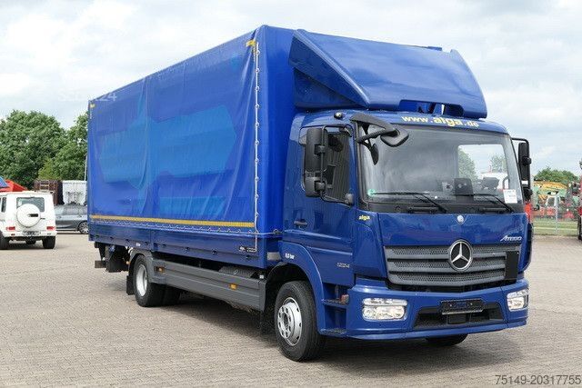 Бортовой грузовик с тентом MERCEDES-BENZ 1224 L Atego 4x2, 7.200mm lang, AHK, LBW, Euro 6