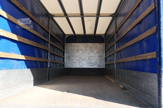 Бортовой грузовик с тентом MERCEDES-BENZ 1224 L Atego 4x2, 7.200mm lang, AHK, LBW, Euro 6