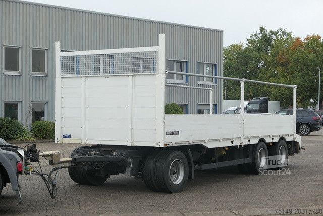 Tilhenger med arbeidsplattform MEUSBURGER MPJ 3, Rampen, Luft-Lift, Bordwände, Container
