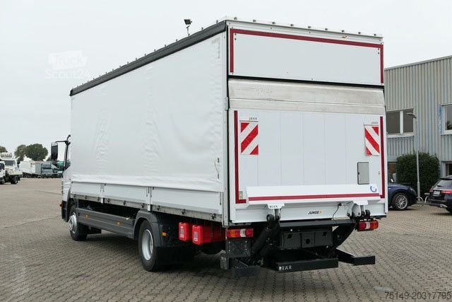 Бортовой грузовик с тентом MERCEDES-BENZ 1521 L Atego 4x2, LBW, Schiebeplane, Klima, Luft