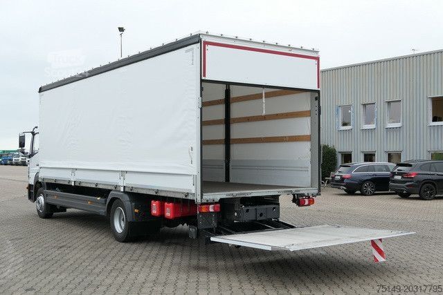 Бортовой грузовик с тентом MERCEDES-BENZ 1521 L Atego 4x2, LBW, Schiebeplane, Klima, Luft