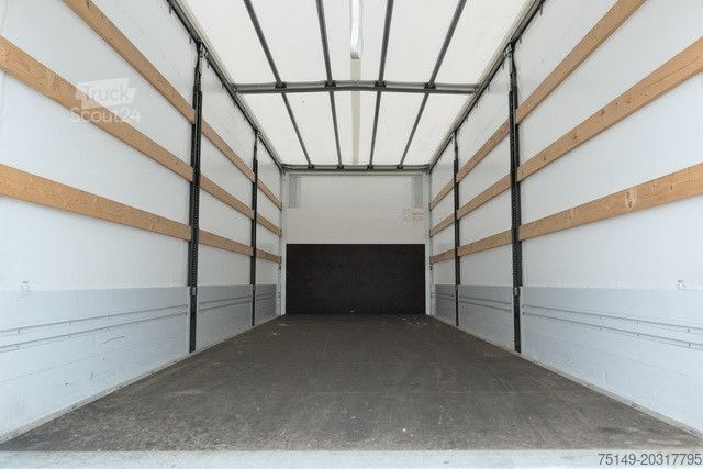 Бортовой грузовик с тентом MERCEDES-BENZ 1521 L Atego 4x2, LBW, Schiebeplane, Klima, Luft