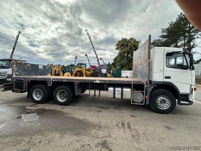 Trailer πλατφόρμας Volvo FM12-380 6x4 + HIAB 166 BS-3 CL + RADIO - STEEL...