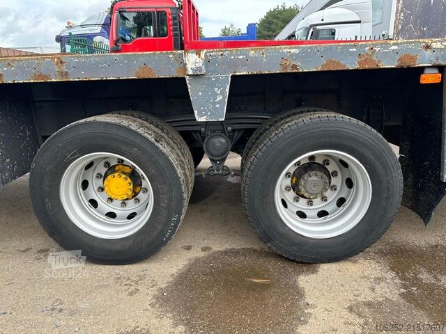 Trailer πλατφόρμας Volvo FM12-380 6x4 + HIAB 166 BS-3 CL + RADIO - STEEL...