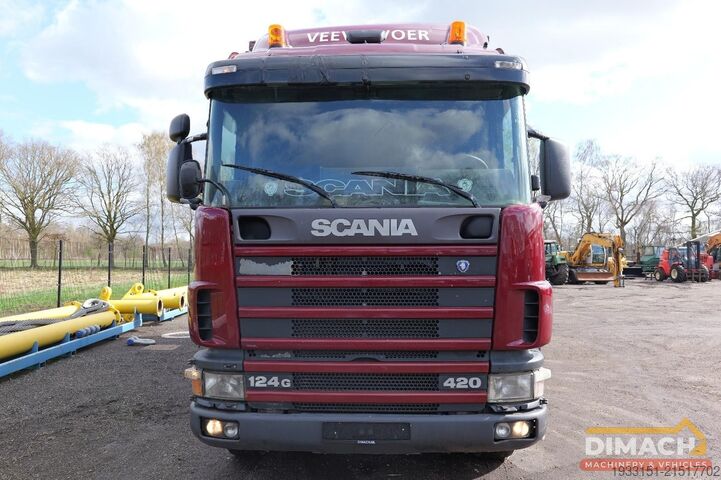 Liellopu pārvadāšana Scania 124G 420 Scania 124G 420 PK - Euro 3 - levendve...