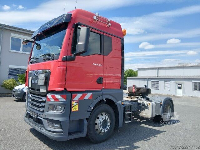 Standardowy ciągnik siodłowy MAN TGX 18.470 BL Kipphydraulik Retarder Alu