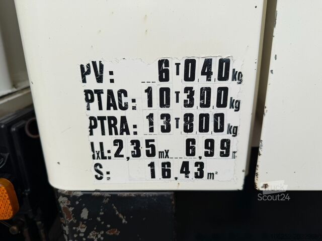 Koffer MAN 10.225 LC CLOSED BOX / KOFFER - DOKA - MANUAL G...