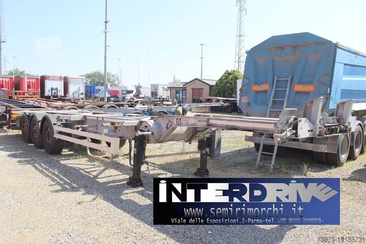 Sattelauflieger mit Wechselbrücke Lecitrailer semirimorchio portacontainer usato fisso