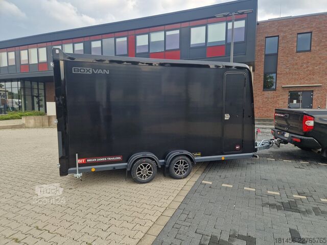 автомобільний причіп Brian James Trailers Box Van 600- Rampe Tür Kombination
