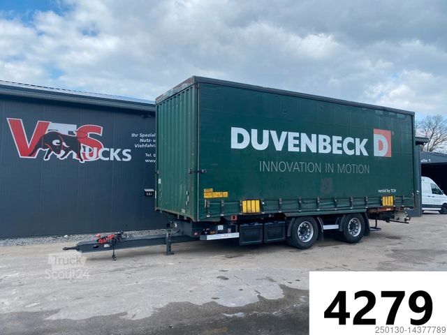 Ремарке със сменяемо купе KRONE WP 7,7 Wechselbrücke Pritsche + Plane