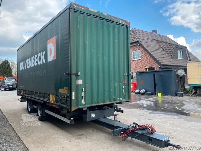 Ремарке със сменяемо купе KRONE WP 7,7 Wechselbrücke Pritsche + Plane