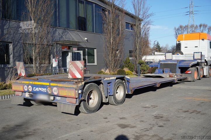 Tiefladeplattform CAMRO CN 26.20B low-bed semi-trailer/ Tiefbett