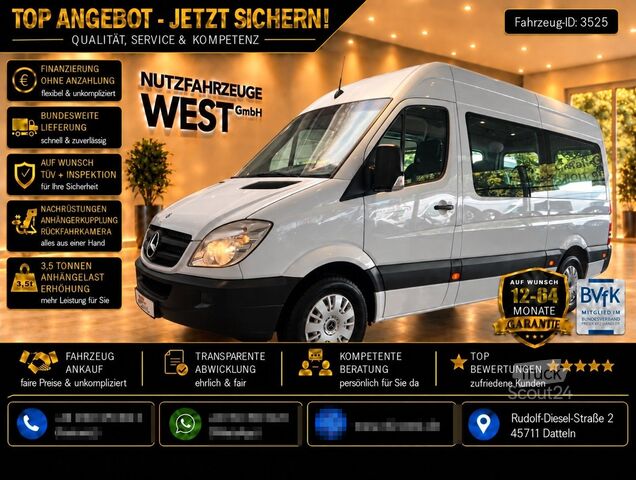 Minibussi MERCEDES-BENZ Sprinter 215/316 CDI *Hoch+Lang*9-Sitzer*Klima*