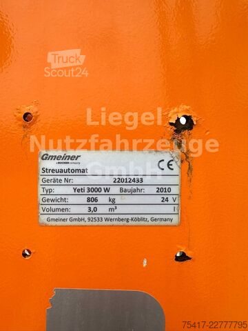 Overig  Gmeiner Yeti 3000 W Streuautomat