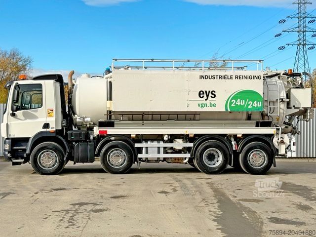 Wywrotka próżniowa DAF CF 85.410 * Saug und Spülwagen +FUNK