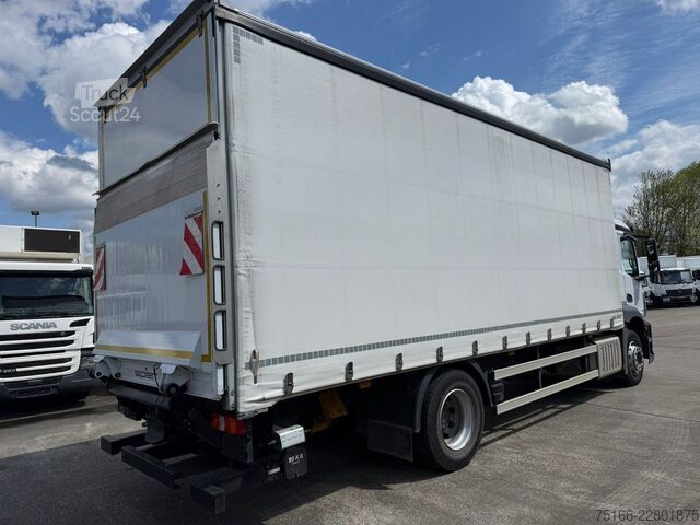 Φορτηγό πλατφόρμα με μουσαμά MERCEDES-BENZ ACTROS 1832 L TAUTLINER 7,40 m LBW 1,5 T