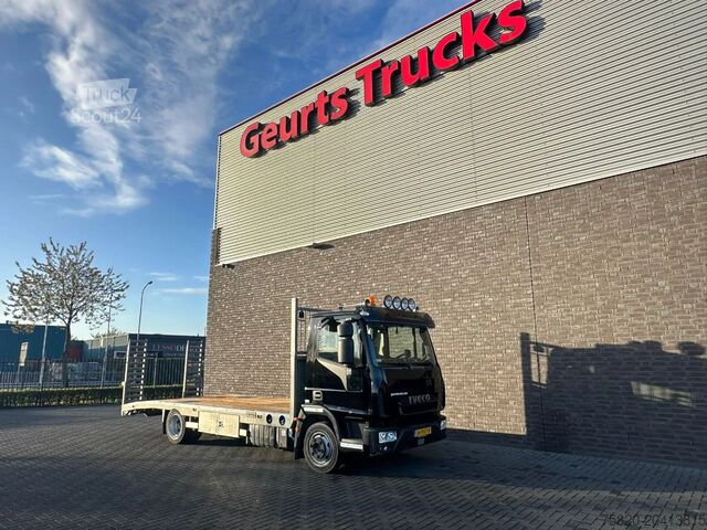 Autotransporter Iveco Eurocargo 12-60 OPRIJWAGEN / MACHINE TRANSPORTE...