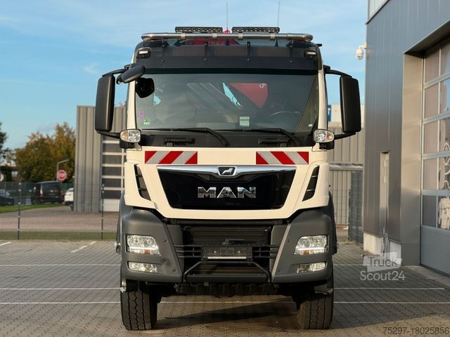 Трехсторонний самосвал MAN TGS 28.400 6x4-4 Dreiseitenkipper FASSI F195