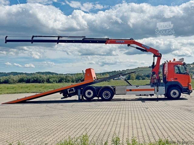 Żuraw samochodowy VOLVO FMX 450 Abschleppwagen 6,70 m *EFFER 175/4S*FUNK